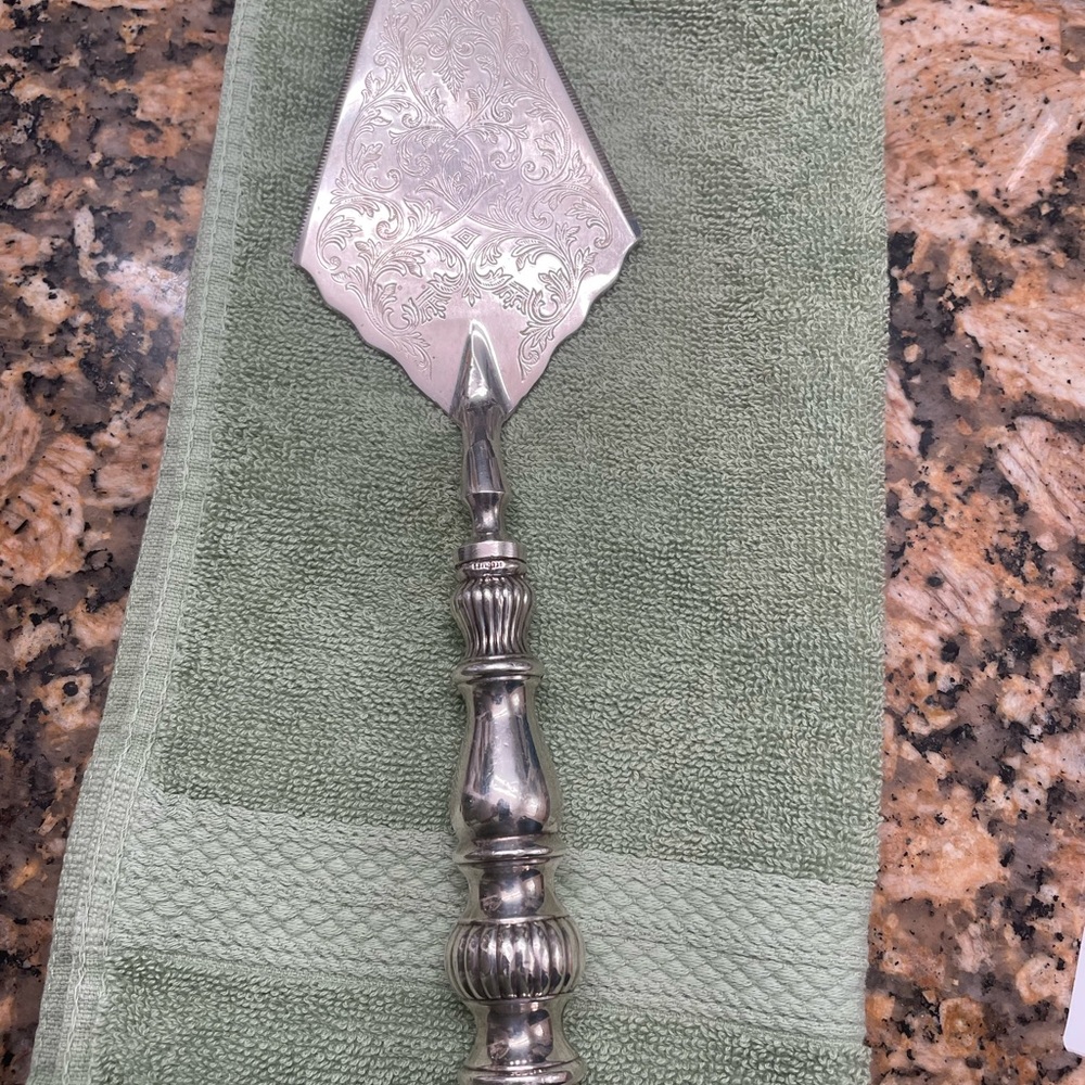 Vintage Sterling silver serving piece- reduced -European - Picture 7 of 10